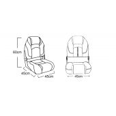 Καθισμα Sport Triton 04254-BRD Red