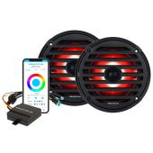 Αδιαβροχα Ηχεια Elite 6.5 Rgb Aquatic Av 03427-BK Black