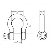 Κλειδια Τυπου Ω Inox Triton 00174-04