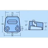 Ανοδιο Volvo Penta S.Drive Tecnoseal 04284-AL