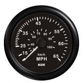 Μιλιομετρο 65mph Χρώμα Μαύρο Διάμετρος 85mm Kus 04516-BL