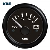 Βολτομετρο Χρώμα Μαύρο Διάμετρος 52mm Kus 04520-BL