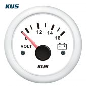 Βολτομετρο Χρώμα Λευκό Διάμετρος 52mm Kus 04520-W