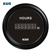 Ψηφιακο Ωρομετρο Χρώμα Μαύρο Διάμετρος 52mm Kus 04527-BL