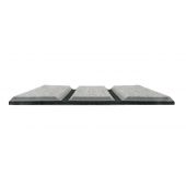 Δαπεδο Αφρου Eva Χρώμα Γκρι Μήκος 240cm Eval 04065-4GRB
