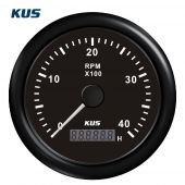 Στροφομετρο4000rpm Χρώμα Μαύρο Διάμετρος 85mm Kus 04517-BL