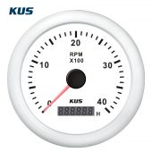 Στροφομετρο4000rpm Χρώμα Λευκό Διάμετρος 85mm Kus 04517-W