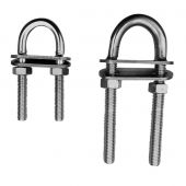 Δεστρες Inox Τυπου “u” Ενισχυμενες Διάμετρος 12 mm Διαστάσεις L113 x W46 mm Eval 01029-12E