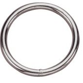 Κρικοι Ινοχ Στρογγυλοι Διάμετρος 40 mm Πάχος 8 mm Eval 00313-5