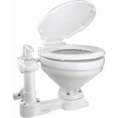 Χειροκινητη τουαλετα σκαφους με πλαστικο καπακι 03944