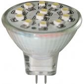 Λαμπάκι LED 12V MR11 ψυχρό λευκό - 12 SMDs 71226