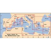 Πλοηγικός Χάρτης Ανατολικής Μεσογείου M21 Νότια Τουρκία Συρία Λίβανο & Κύπρος Imray