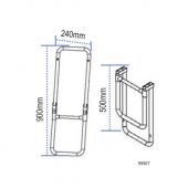 Σκάλα αλουμινένια αναδιπλούμενη για φουσκωτά σκάφη 99507