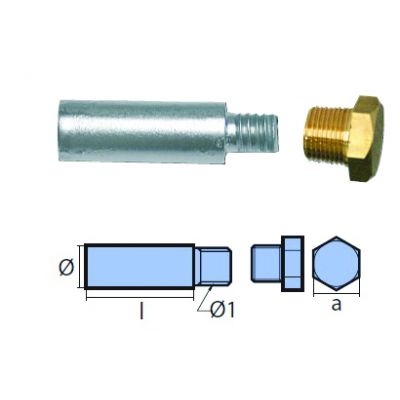 Ανοδιο Zinc Για Μηχανη Yanmar Tecnoseal 02052 Ανοδιο Zinc Για Μηχανη Yanmar Tecnoseal 02052
