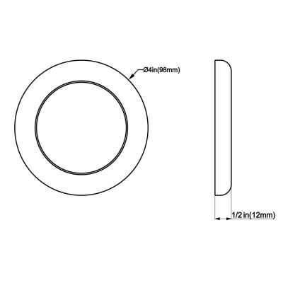 Πλαφονιερα Led Διχρωμη Touch Χαμηλου Προφιλ Spectrum 03446