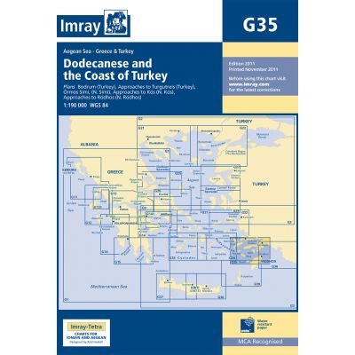 Ναυτικοι Χαρτες Imray Eval 01893-38