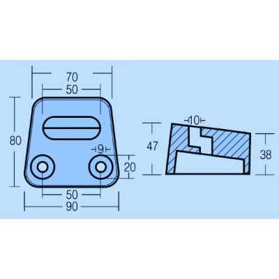 Ανοδιο Volvo Penta S.Drive Tecnoseal 04284-AL