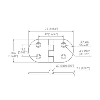 Χυτοι Μεντεσεδες Inox– Aisi316 Triton 01860-A7538