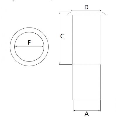 Υδρορροη Με Ολο Το Μηκος Σπειρωμα Eval 00943-1BK Black