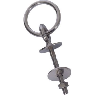 Μαπες Ινοχ Με Διπλο Κρικο Μήκος 90 mm Πάχος 12 mm Eval 00284-12