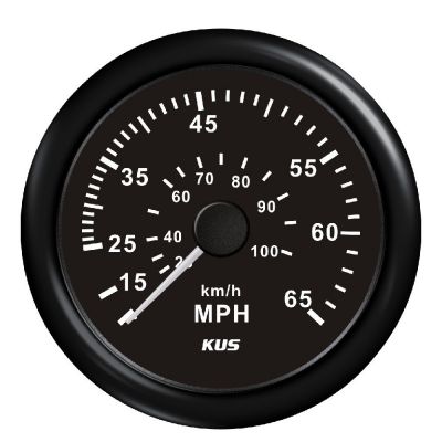 Μιλιομετρο 65mph Χρώμα Μαύρο Διάμετρος 85mm Kus 04516-BL