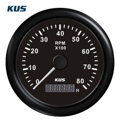 Στροφομετρο 8000rpm Χρώμα Μαύρο Διάμετρος 85mm Kus 04519-BL