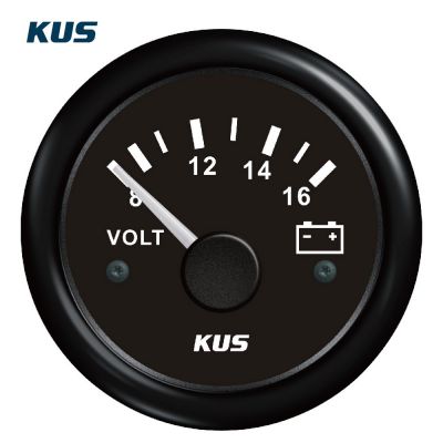 Βολτομετρο Χρώμα Μαύρο Διάμετρος 52mm Kus 04520-BL