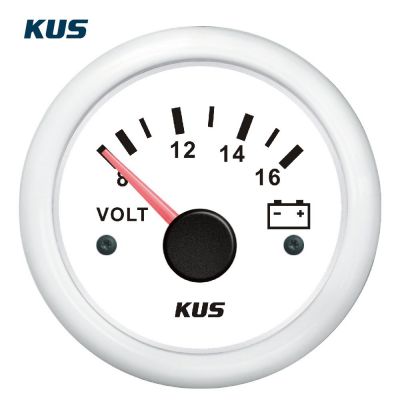 Βολτομετρο Χρώμα Λευκό Διάμετρος 52mm Kus 04520-W