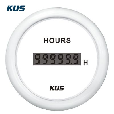 Ψηφιακο Ωρομετρο Χρώμα Λευκό Διάμετρος 52mm Kus 04527-W