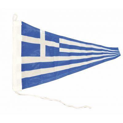 Σημαια Ελληνικη Τριγωνη Μήκος 65 cm Πλάτος 35 cm Eval 01242-60