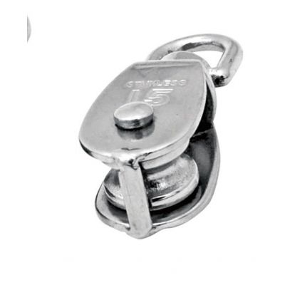 Τροχαλιες Ινοχ Διαστάσεις L128 x C20 mm Eval 01479-50