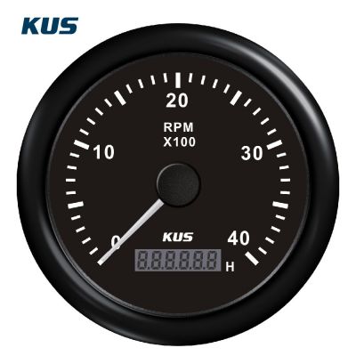 Στροφομετρο4000rpm Χρώμα Μαύρο Διάμετρος 85mm Kus 04517-BL
