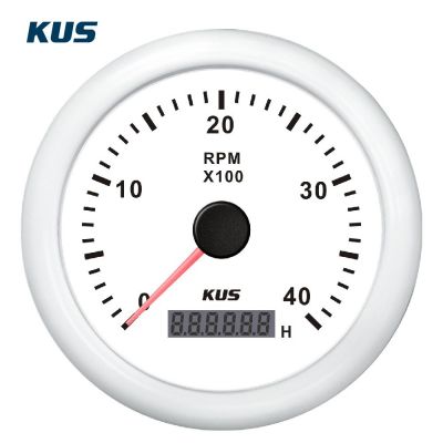 Στροφομετρο4000rpm Χρώμα Λευκό Διάμετρος 85mm Kus 04517-W
