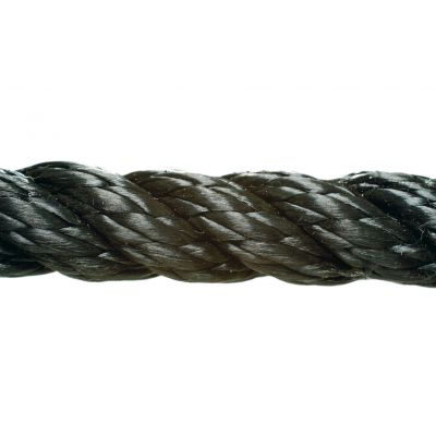 Σχοινι Στριφτό, Πολυεστερικο Για Πρυματσες / Καλης Ποιοτητας Χρώμα Μαύρο Διάμετρος 12 Eval 02853-12
