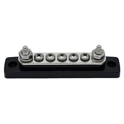 Μπαρα 5 Παροχων 100α Διαστάσεις L 106,68 x W 20,83 mm Τύπος 2 Πίροι M6 & 5 Εοαφές M4 Bluewater 02358