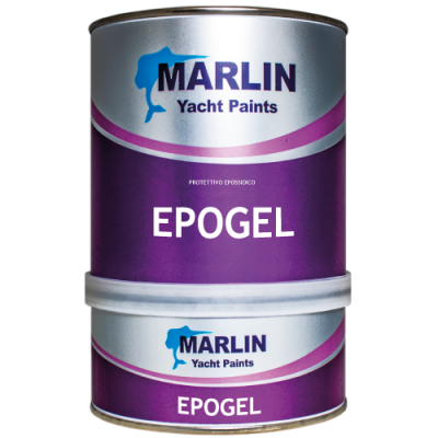 Εποξειδικο Χρωμα Εσωτερικών Χωρων Epogel Marlin Χρώμα Γκρι Περιεχόμενο 750 ml 02553-750GR