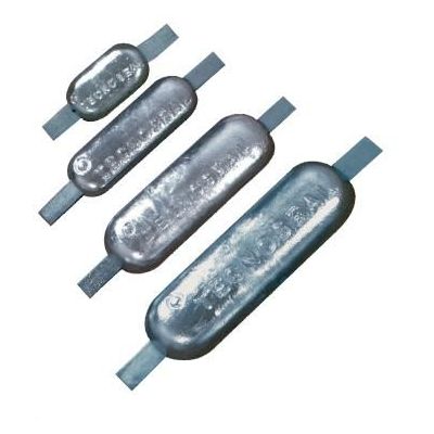 Ανοδιο Χελωνα Με Λαμα Διαστάσεις 100 x 60 x 18 mm Βάρος 0,6 Kg Tecnoseal 01915