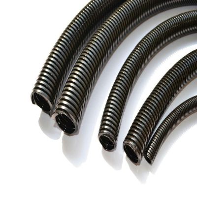 Πλαστικο Σχιστο Σπιραλ Καλωδιων Χρώμα Μαύρο Μήκος 10 m Eval 04423-50