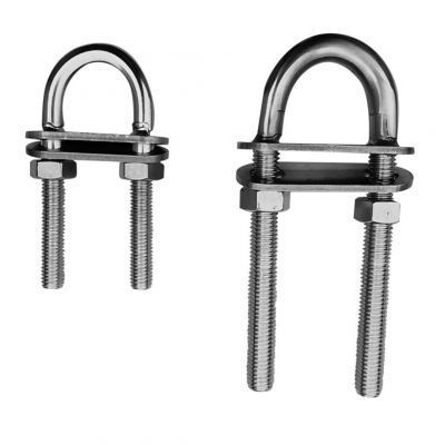 Δεστρες Inox Τυπου “u” Ενισχυμενες Διάμετρος 9 mm Διαστάσεις L63 x W36 mm Eval 01029-9E
