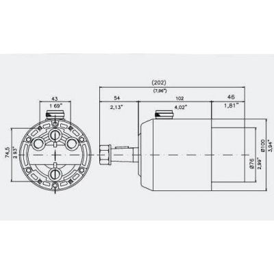 Αντλια υδραυλικου τιμονιου 150hp 01732
