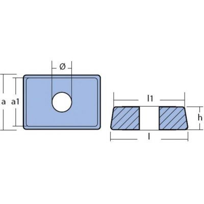 Ανόδιο για Μηχανες Mercury 4 – 9.9hp 4 Stroke