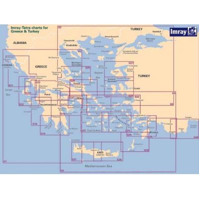 Πλοηγικός Χάρτης Ελλάδος G121 Ιόνιο Imray 99859