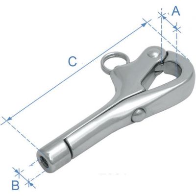 Γάντζος Πελεκάνος, Inox 316 90441