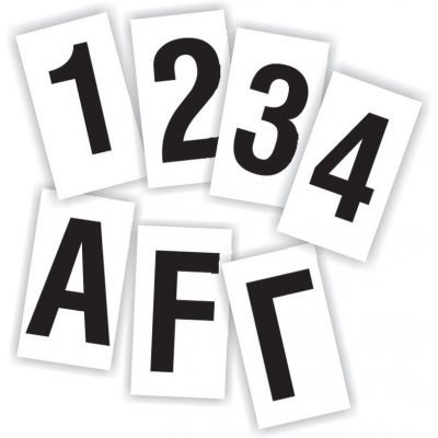 Γράμματα & Αριθμοί, Μαύρα, 7cm 97717 Γράμματα & Αριθμοί, Μαύρα, 7cm 97717